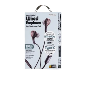 • Type-C connector for direct use with modern smartphones • High-quality digital audio for clear and rich sound • Built-in mic and control for calls and music