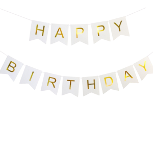 • Stylish lettering design for eye-catching decoration • Easy to hang for quick setup • Perfect for all birthday celebrations