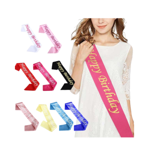 • Stylish “Happy Birthday” design for a standout look • Available in multiple colors to match your outfit • Lightweight and comfortable to wear all day