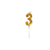 • Number “3” perfect for birthdays & milestones • Elegant gold finish enhances cake appearance • Easy to use and ideal for cake decoration