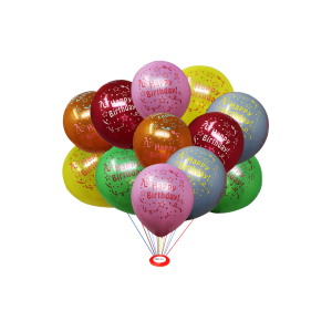 • Attractive “Happy Birthday” printed design • Comes in multiple vibrant colors • Perfect for party decoration