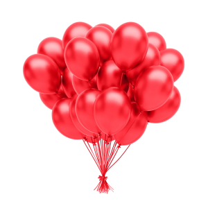 • Pack of 100 balloons for big decorations • Bright and vibrant colors • Strong material for longer use