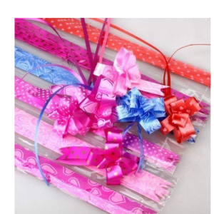 • Colorful ribbons with ready-made bows • Adds a stylish finishing touch to gifts • Easy and quick to use