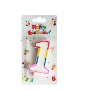 • Perfect for 1st birthday celebrations • Colorful design enhances cake look • Easy to use and place on cake