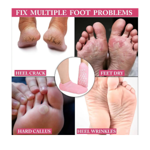 • Helps reduce cracked heels and dryness • Soft gel lining for all-day comfort • Locks in moisture for smoother skin