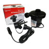 • DC powered – easy to use with car socket • Quick inflate & deflate function • Multiple nozzles for different uses