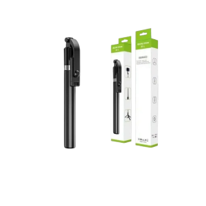 • Wireless Bluetooth control for easy shooting • Foldable & portable design for travel use • Built-in tripod stand for stable photos & videos