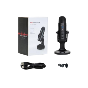 • Crystal clear audio with noise reduction • Easy plug & play – no extra setup needed • Perfect for YouTube, podcasts & streaming