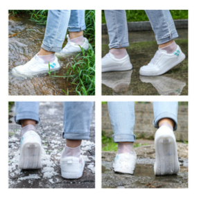 • 100% waterproof protection for your shoes • Anti-slip sole for safe walking on wet surfaces • Lightweight & reusable design for daily use