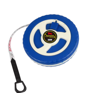 • 30-meter long tape for extended measurements • Durable fiberglass material for long-lasting use • Easy rewind design for quick and smooth handling