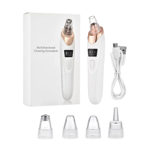 • Removes blackheads and deep dirt effectively • Multiple heads for different skin needs • Rechargeable and easy home use