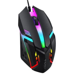 • Multi-color RGB lighting for a powerful setup • High speed and precision tracking • Ergonomic design for long gaming sessions