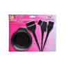 ✅ Complete 4-piece set for easy hair coloring ✅ Includes mixing bowl, brushes & comb applicator ✅ Perfect for home and professional salon use