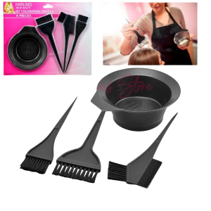 ✅ Complete 4-piece set for easy hair coloring ✅ Includes mixing bowl, brushes & comb applicator ✅ Perfect for home and professional salon use