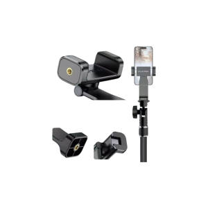 ???? 360° rotation with adjustable viewing angles ???? Strong locking grip for secure phone holding ???? Compact and universal design for everyday use