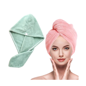 Helps dry hair faster after shower Soft and comfortable lightweight fabric Easy twist-lock design for secure fitting