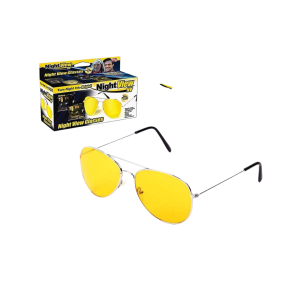 • Helps improve visibility during night driving • Reduces glare from headlights and bright lights • Lightweight and comfortable design for daily use