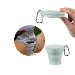• Collapsible design makes it easy to carry anywhere • Perfect for travel, camping, office, and outdoor use • Durable silicone material for reusable daily use
