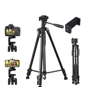 • Suitable for mobile phones and cameras • Adjustable height for perfect shooting angles • Lightweight and easy to carry anywhere