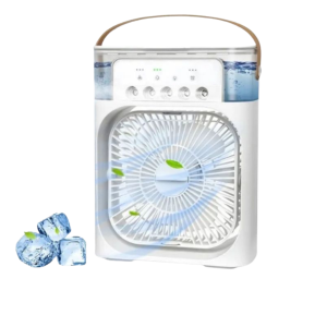 • Add ice and water for extra cooling effect • Multiple fan speed settings for comfort • Portable and easy to use at home or office