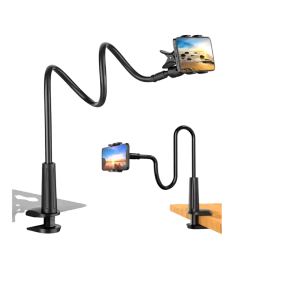 • Fully flexible arm for perfect viewing angles • Ideal for watching videos, gaming & online classes • Strong clamp design for desk, bed & table use