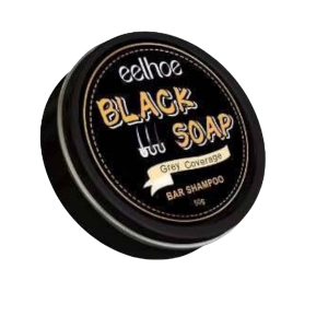 • Black Shampoo Soap for Grey Hair Coverage • Gives Hair a Natural Dark Appearance • Easy to Use & Suitable for Regular Hair Care