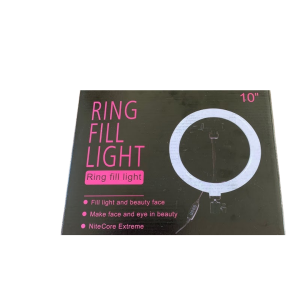 • LED Ring Fill Light with Adjustable Tripod Stand • Ideal for TikTok, YouTube, Live Streaming & Makeup • Includes Mobile Holder for Easy Recording Setup