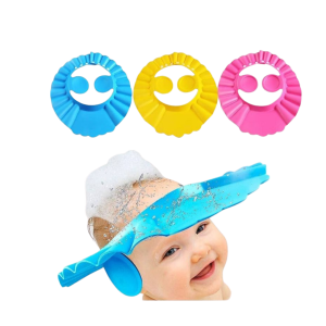 • Protects Baby’s Eyes from Water & Shampoo • Soft, Comfortable & Lightweight Design • Adjustable Size for Kids & Toddlers