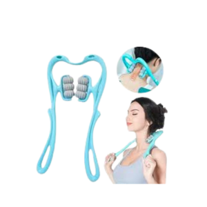 • Manual Massage Roller for Neck & Shoulder Relief • Helps Reduce Muscle Tension & Fatigue • Lightweight & Easy to Use Portable Design