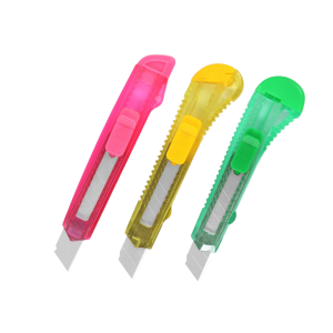 • Utility Cutter Knife with Sharp Precision Blade • Perfect for Paper, Cardboard & Craft Work • Comfortable Grip with Safe Sliding Lock Design