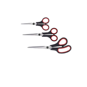 • Sharp Stainless Steel Blades for Smooth Cutting • Perfect for Paper, Fabric & Daily Use • Comfortable Non-Slip Grip Handle Design
