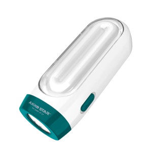 • Bright LED lighting for clear visibility anytime • Rechargeable battery with long-lasting backup • Compact and portable design for home or travel use