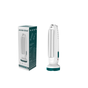 • High brightness LED light for emergencies • Rechargeable battery with long backup time • Portable design with comfortable grip handle