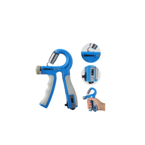 • Improves hand and finger grip strength • Built-in digital counter for easy tracking • Adjustable resistance for personalized workouts