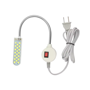 • Bright LED lighting for clear visibility • Flexible neck for easy angle adjustment • Ideal for sewing, study, and work tables