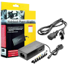 Multiple connector tips for different laptop models Supports 12V–24V output range Ideal replacement charger for home, office, and shop use