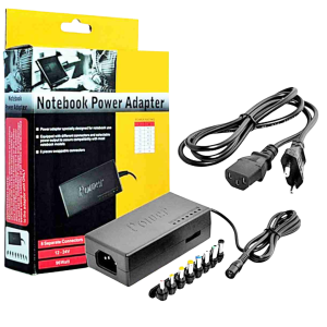 Multiple connector tips for different laptop models Supports 12V–24V output range Ideal replacement charger for home, office, and shop use
