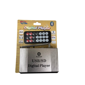 Supports Bluetooth, USB and SD card music playback Built-in FM Radio feature for daily entertainment Remote control included for easy volume and track control