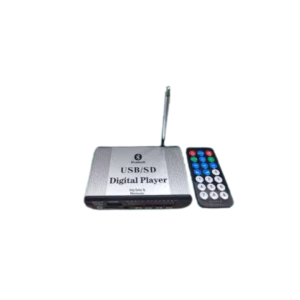 Supports Bluetooth, USB and SD card music playback Built-in FM Radio feature for daily entertainment Remote control included for easy volume and track control