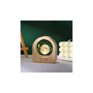 ✅ Eye-catching planet design with a stylish wooden frame ✅ Soft warm light creates a calm and cozy atmosphere ✅ Perfect for bedroom, study table, and gift purposes