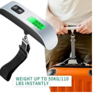 Up to 50kg Capacity – Ideal for luggage, bags, and parcels Clear Digital Display – Easy-to-read screen for quick weight checking Portable & Convenient – Lightweight and perfect for travel use