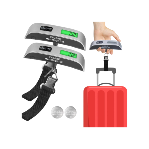 Up to 50kg Capacity – Ideal for luggage, bags, and parcels Clear Digital Display – Easy-to-read screen for quick weight checking Portable & Convenient – Lightweight and perfect for travel use