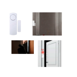 Instant Entry Alert – Alarm sounds when the door or window is opened Wireless Easy Installation – No wiring needed, simple to fix and use Perfect for Security – Ideal for homes, shops, offices, and rooms