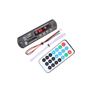 Supports USB, TF card, FM, and Bluetooth music playback Comes with a remote control for easy operation Ideal for upgrading speakers into a smart audio system