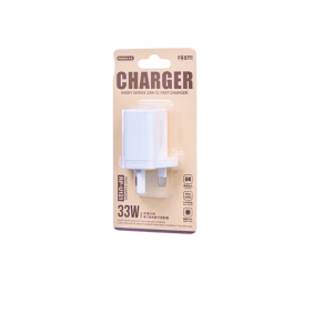Supports 33W fast charging for quick power delivery Compact and sleek design, easy to carry anywhere Ideal for charging phones, tablets, and other devices