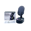 Combines a Bluetooth speaker and phone stand in one smart device Wireless induction feature offers convenient and easy use Stylish LED light effect adds a modern look to your desk or room