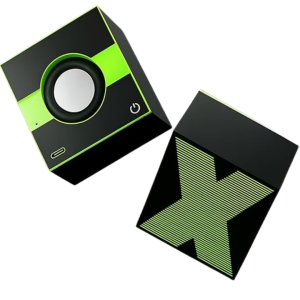 Unique cube design for a modern stylish look Compact and portable – easy to carry anywhere Clear sound performance for music and everyday use