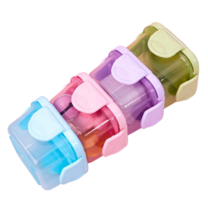 Ideal for storing fruits, snacks, sauces, and small food items Secure lid design helps keep food fresh and easy to carry Great for kids’ lunch, travel, kitchen, and daily use