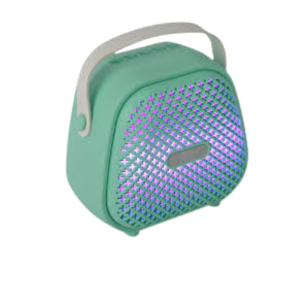 Bluetooth connection for easy mobile pairing Built-in speaker with fun magical voice effects Perfect for parties, kids entertainment, and home fun