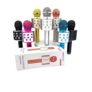 Bluetooth connection for easy mobile pairing Built-in speaker gives clear sound and fun singing experience Perfect for kids, parties, and home entertainment